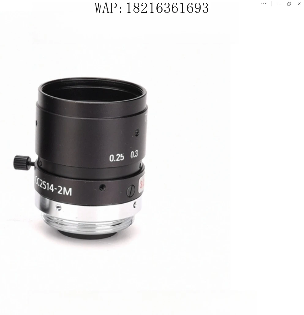 

Неновый промышленный объектив CC2514-2M FA с фиксированным фокусом 25 мм 1:1,4