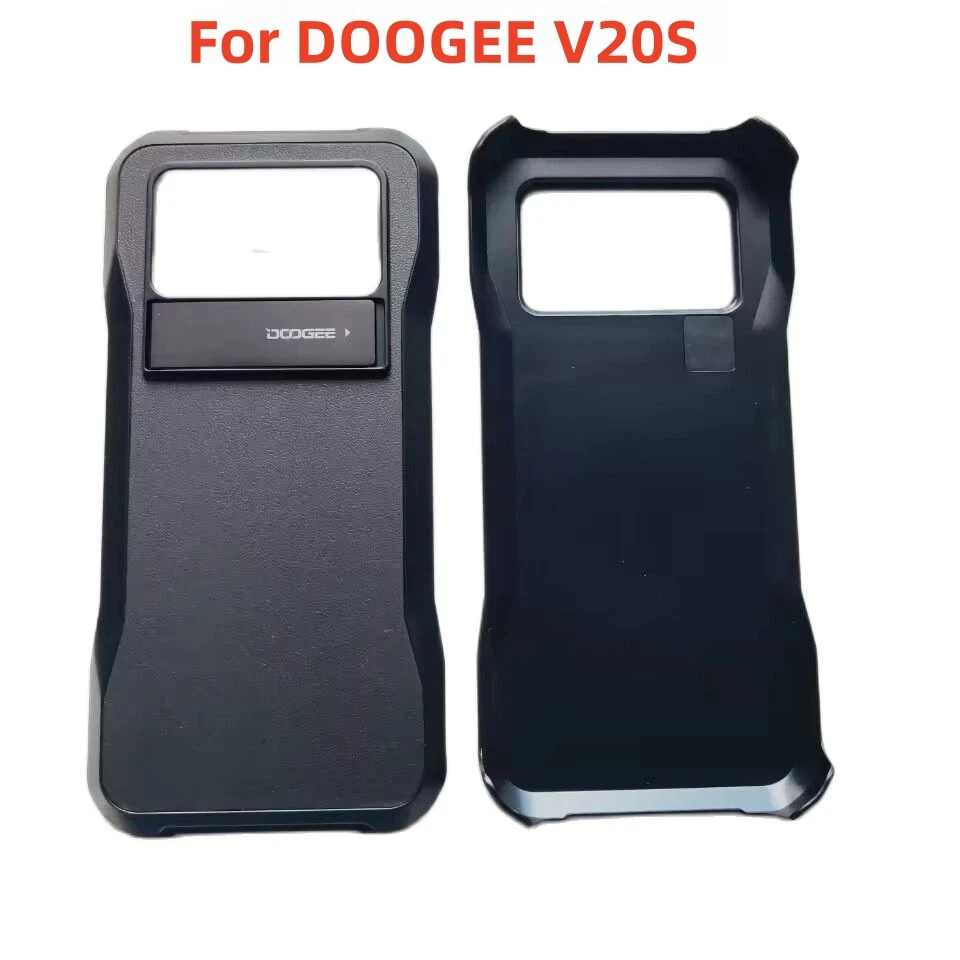 Official Original Luxury Shockproof Black Phone Case For DOOGEE V20S Bumper Hard Back Cover