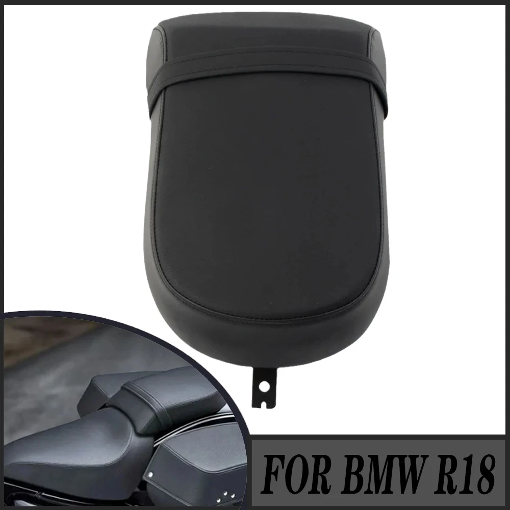 For BMW R18 Classic Motorcycle Seat Passenger Seat Rear Pillion Saddle Black Flat Cushion Fit R 18 100 Years 2020 2023 2023