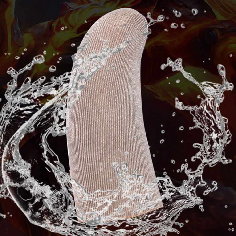 

10Pcs Touch Screen Finger Cover Breathable Elastic Anti-Sweat Finger Sleeve for Phone Game Playing Accessory Oil-Proof Anti-Slip