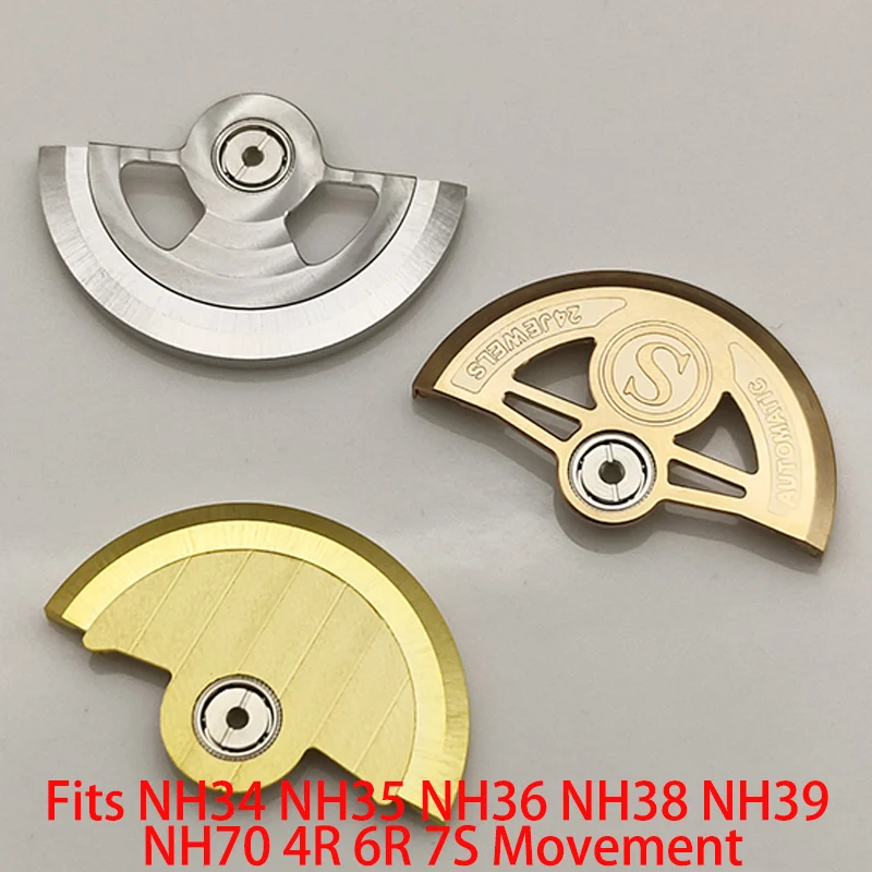 NH35 Bewegung Automatische Hammer Rotor Passt Für 7S26 NH70 NH34 NH35 NH36 NH38 NH39 4R 6R Bewegung herren Uhr teil Refit