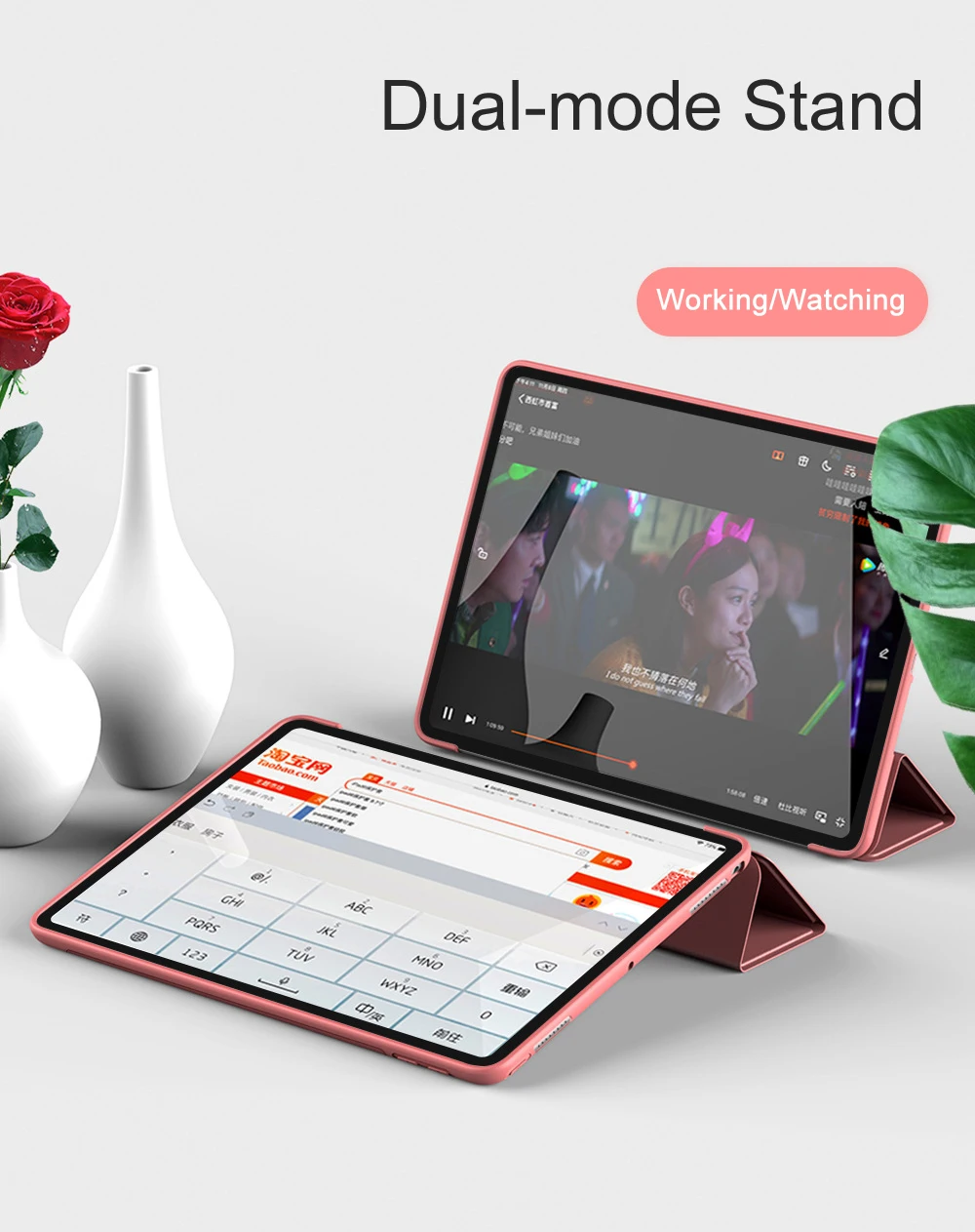 Чехол для iPad Air Pro MINI 3, 4, 5, 6, 7, 8, 9, 10-го поколения, 3-кратный кожаный чехол для планшета, жидкий силиконовый мягкий чехол-подставка 11 12,9 13