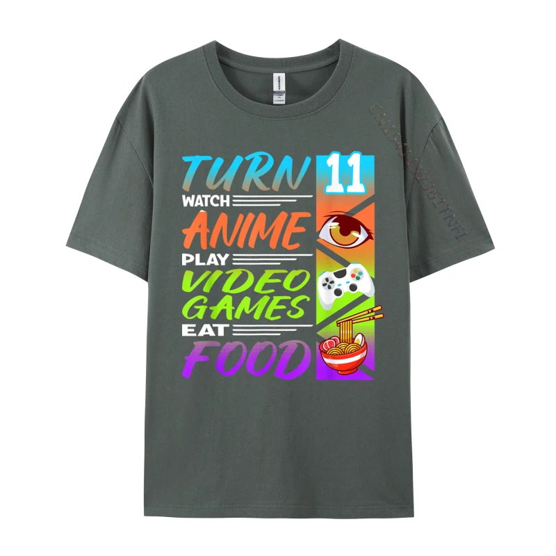 11th Birthday I Gamer I 90s Kawaii Ramen Noodles Fitness Tight Customized T Shirts for Men Cotton Tees New T Shirt Discount