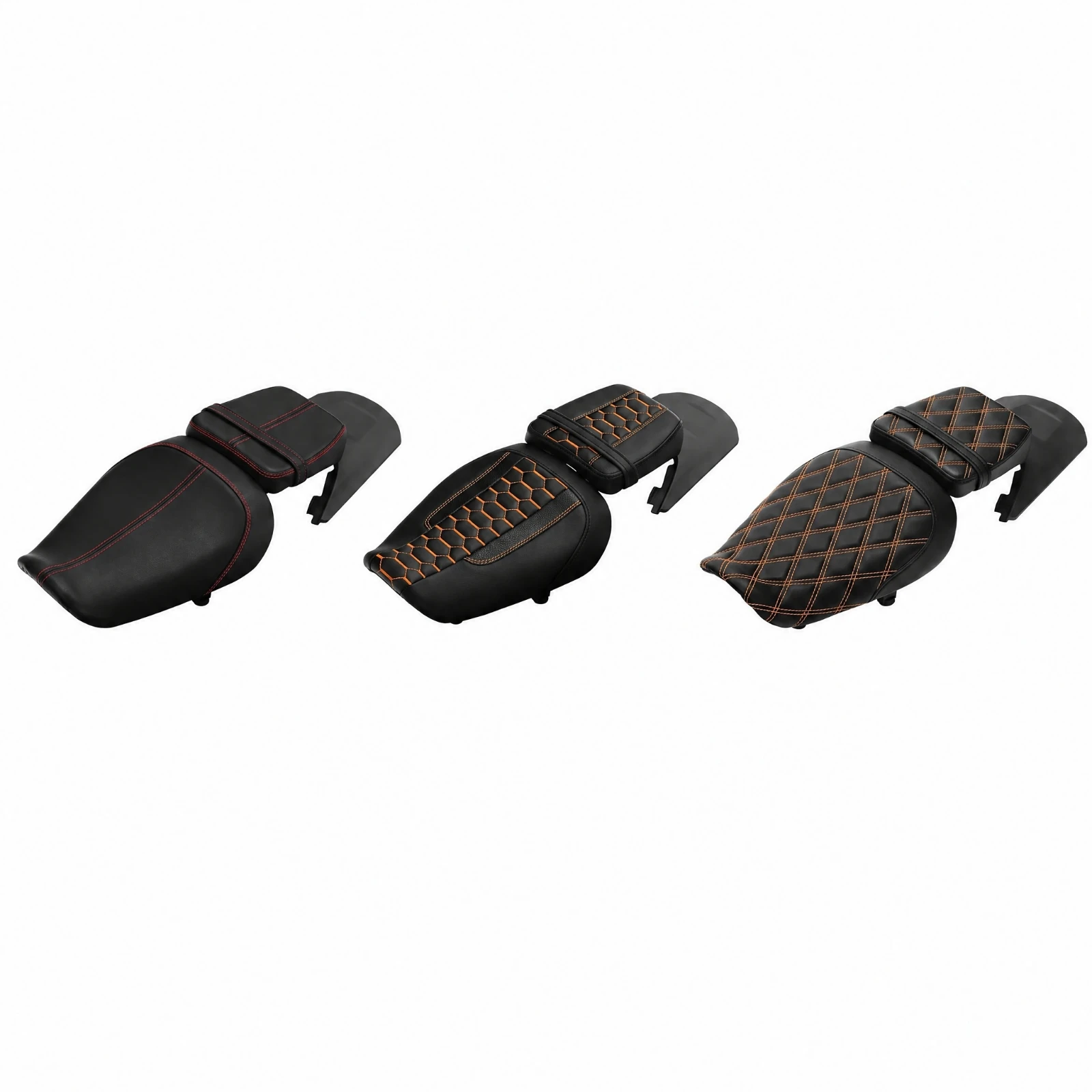 Harley Sportster 1250S Seat Assembly Supportive Sportster Replacement Seat Long-Lasting Direct Fit for Commuter Riders, Touring