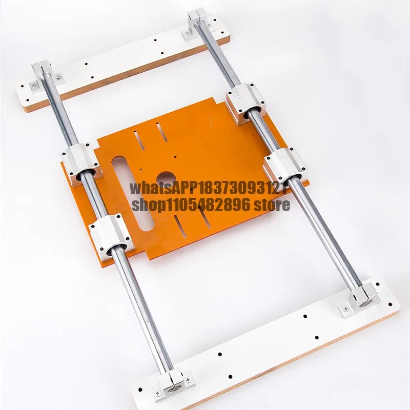 Multifunctional woodworking guide rail Marble machine guide rail trimming machine floor bakelite base tile carpentry hand push