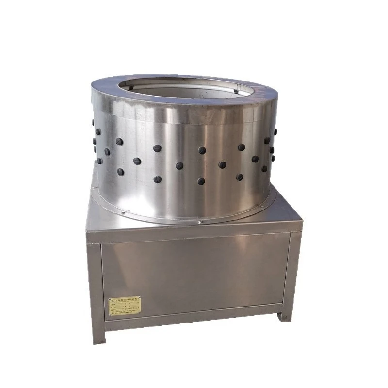 

Commercial household poultry plucking machine, stainless steel barrel vertical, plucking equipment