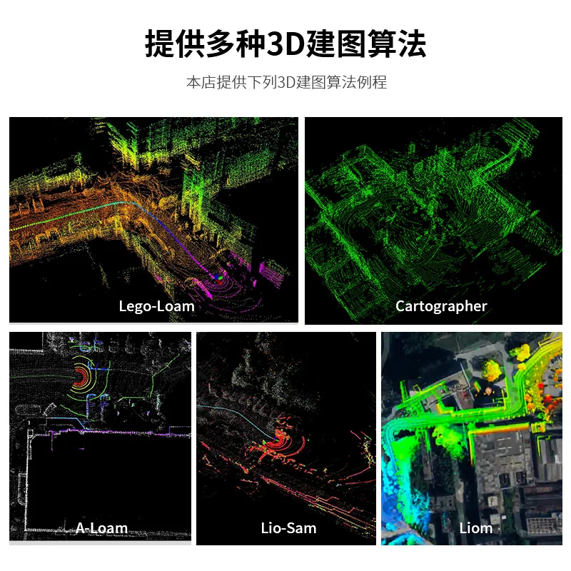 Wlr720 Laser Radar 16 Multi-Line Ros Robot 3d Map Navigation Unmanned Vehicle