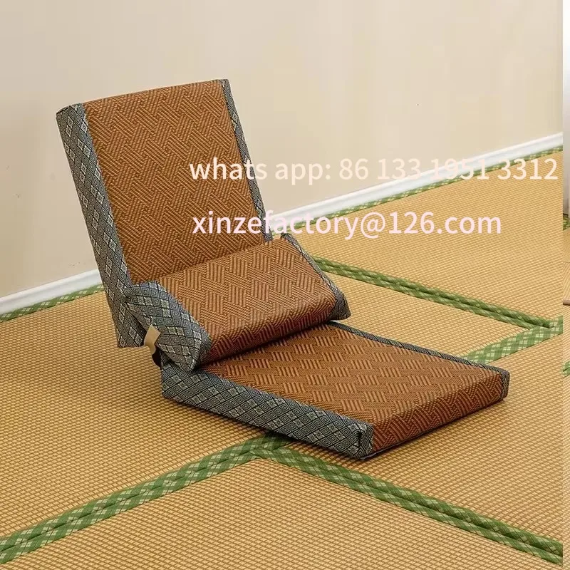 

Customizable Japanese Style Room Tatami Seats No Legs with Backrest Class Foldable Floor Chair Small Single Sofa Chair Living Ro