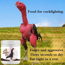 Fighting chicken special food nutritious snacks improve outbreak rapid muscle enhancement immune growth promotion fur red bright