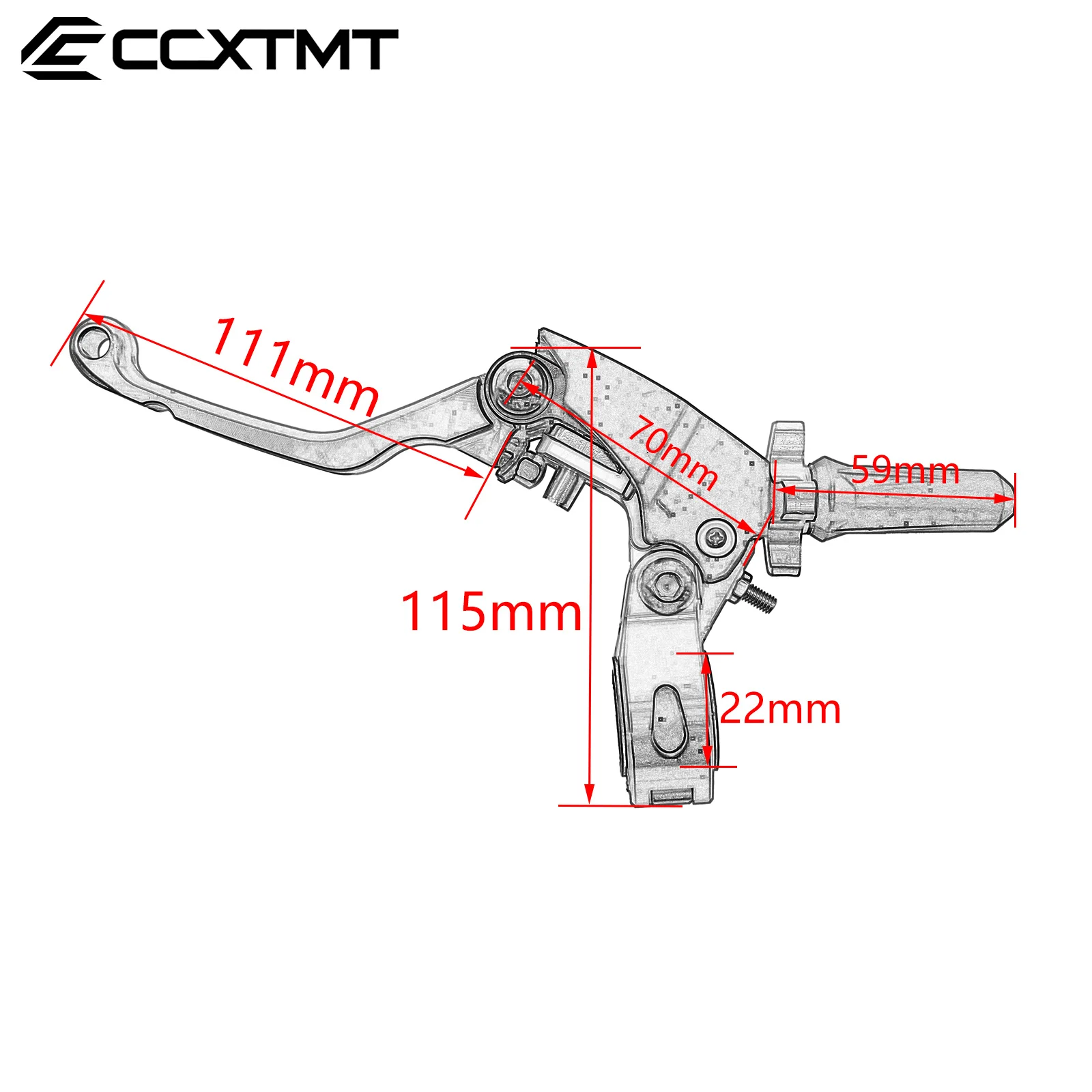 CNC Motorcycle Brake Clutch Lever 22mm Handlebar Universal For Kayo T4 T6 K6 K6R For KTM SX XC XCF EXC EXCF SXF For Husqvarna
