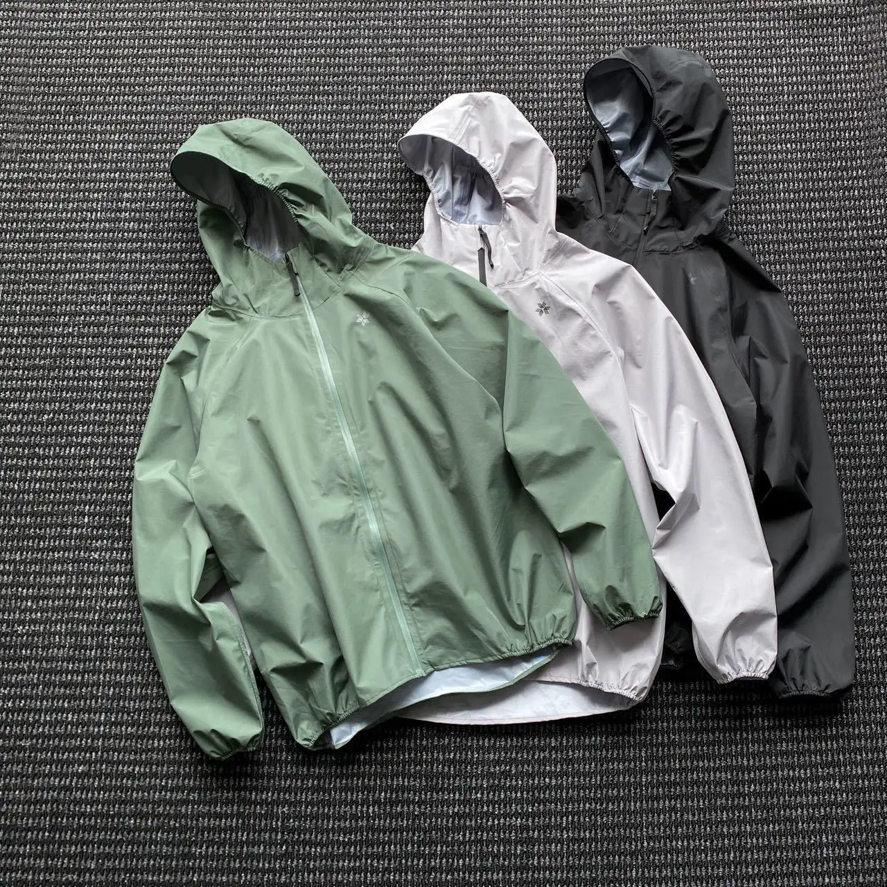 

Japanese Goldwin Zipper Hoodie Jacket Men Women High Quality Climp Mountain Casual Pullovers Thin Waterproof Tops with Dust Bag