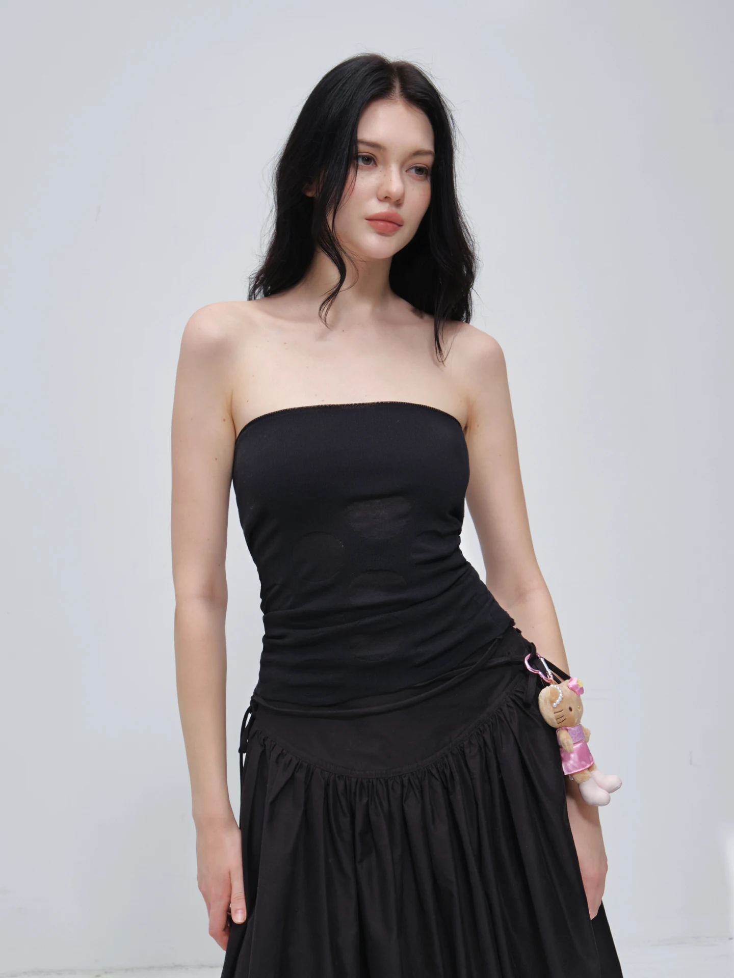 

Bla Polka Dot Knitted Slimming Vest PALOMA WOOL Bal Design Faionable Women's Tube Top Thinming Design Summer Wear