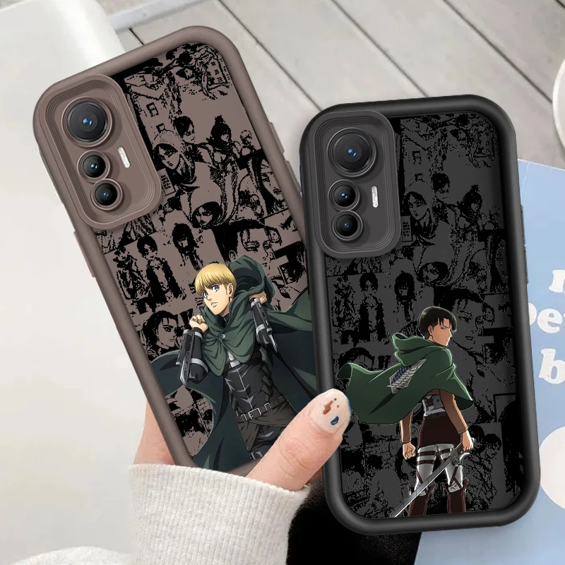 

Attack On Titan Japanese Anime Eye Ladder For Xiaomi MI 14 12T 11 Lite Poco M3 X5 X4 F5 F4 F3 F2 GT Pro 5G Funda Phone Case