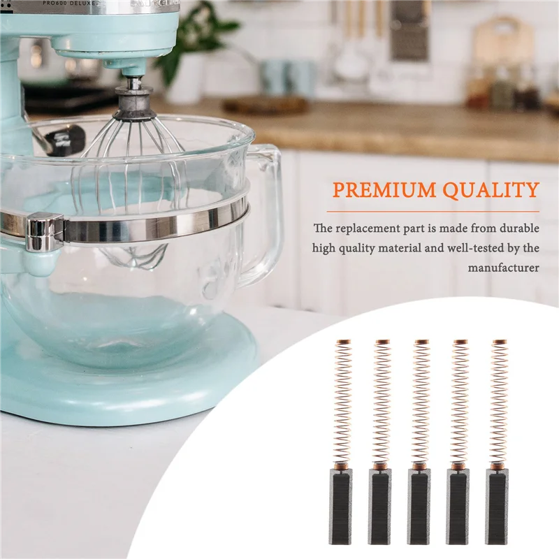 В 10380496   Угольная моторная щетка для миксера Whirlpool и KitchenAid, моторная щетка, новая точка доступа 5178083 ,PS 3495098 ,6 упаковки # A66K