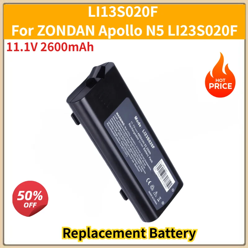 11.1V 2600mAh High Quality Battery LI13S020F for ZONDAN Apollo N5 LI23S020F Lithium-ion Replacement Battery