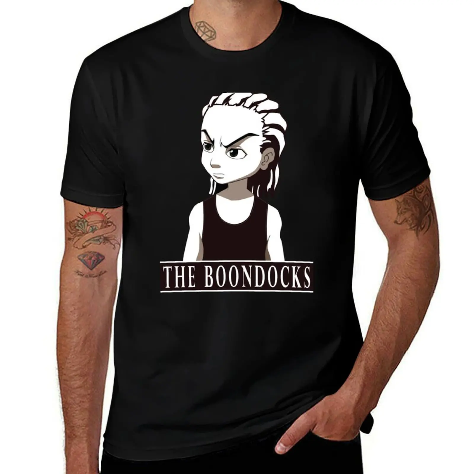 

The Boondocks Huey T-Shirt t shirt for man man t shirt summer t shirts for man cotton soft T-shirt