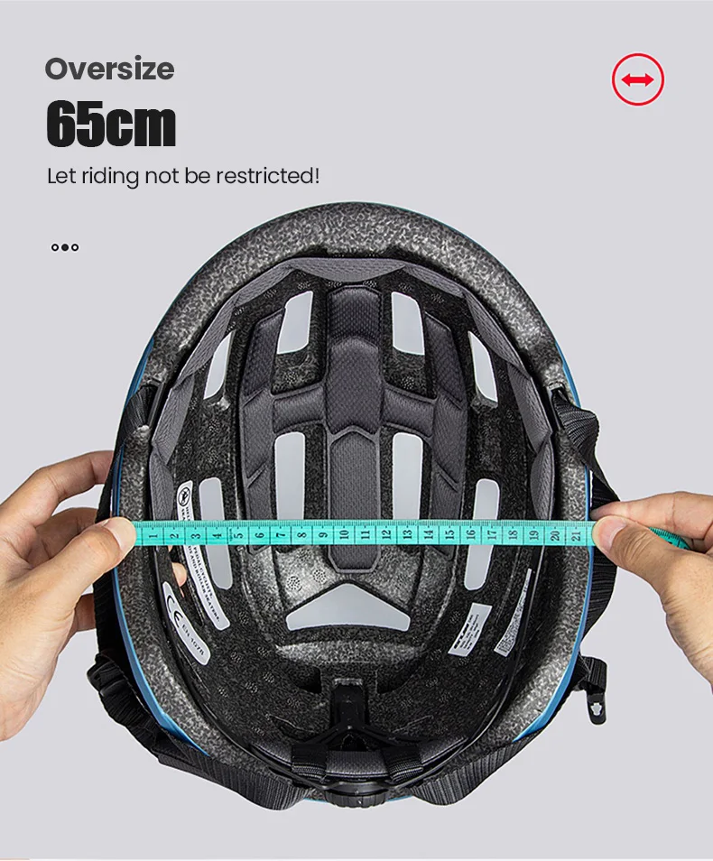 Gub xxl 61-65cm plus größe ultraleichter fahrrad helm für männer frauen mtb rennrad integral geformter sport sicherheits radhelm – Detail 2