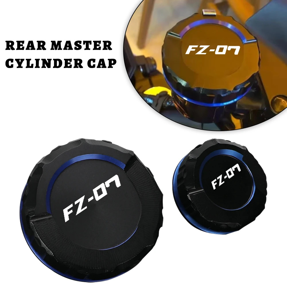 

Motorcycle Front and Rear Brake Fluid Cylinder Master Reservoir Cover Oil Cap FOR YAMAHA FZ07 ABS FZ 07 FZ-07 2015 2016 2017