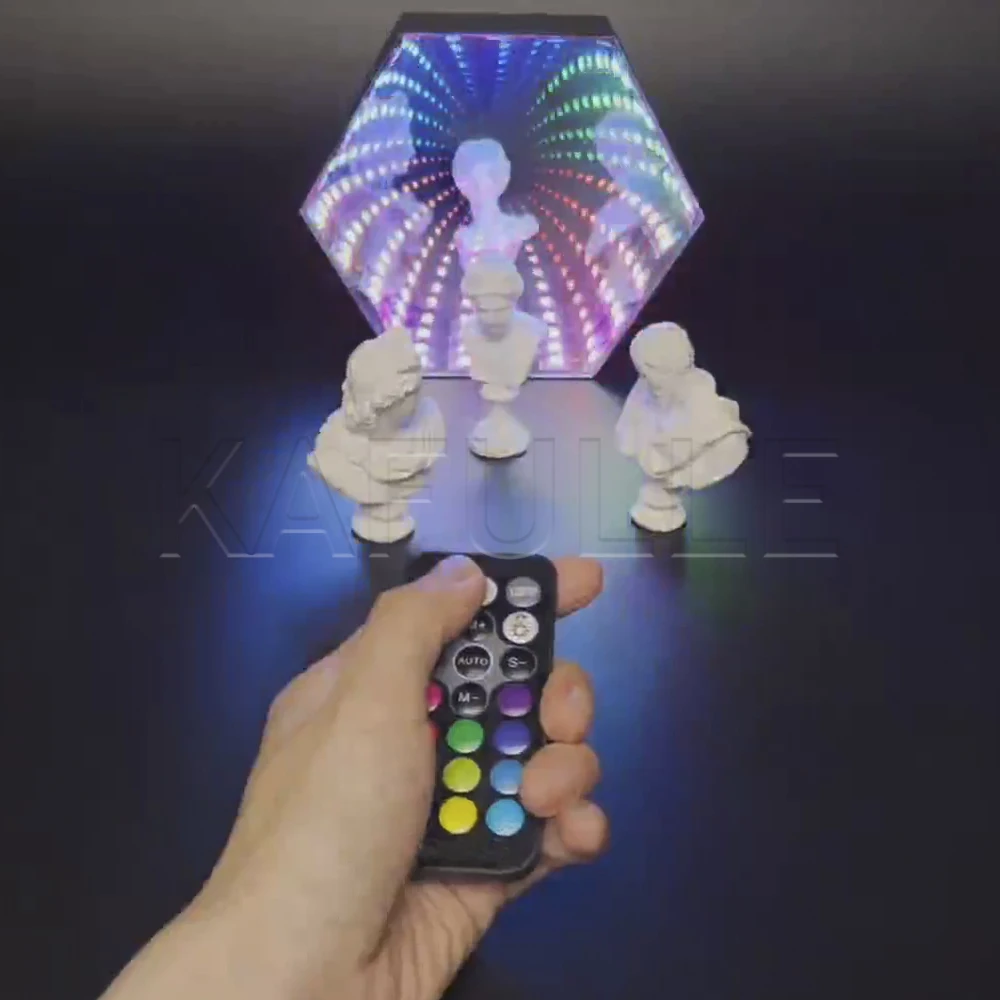 Mirror Light Patent Indoor Smart Lighting Decoration Gaming Room Smart RGB LED Wall Light view 5