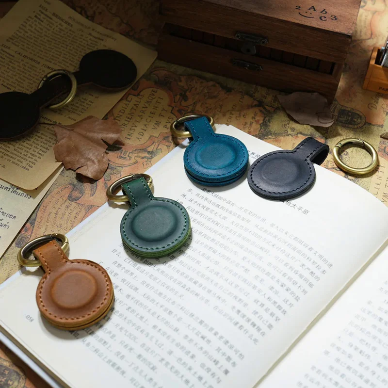 Genuine Leather bookmarker super strong magnetic buckle magnet clip handmade coupon notebook planner decorative accessories