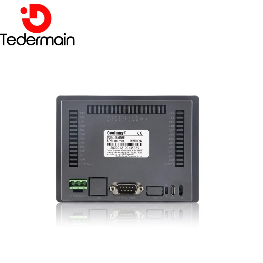 Imagem -02 - Coolmay-monitor de Tela Sensível ao Toque Industrial Compacto Pequeno Colorido Kit de Controle Cnc 43 Polegadas Hmi Tk6043fh Resolução 480x272