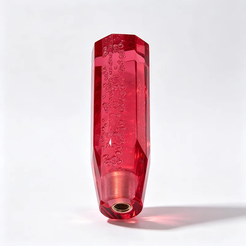 15cm Transparenter Bubble-Acryl-Schaltknauf Universeller Gangschaltknüppel mit M8 M10 M12 Messingadaptern für Manuelle und Automatische Fahrzeuge – Detail 10