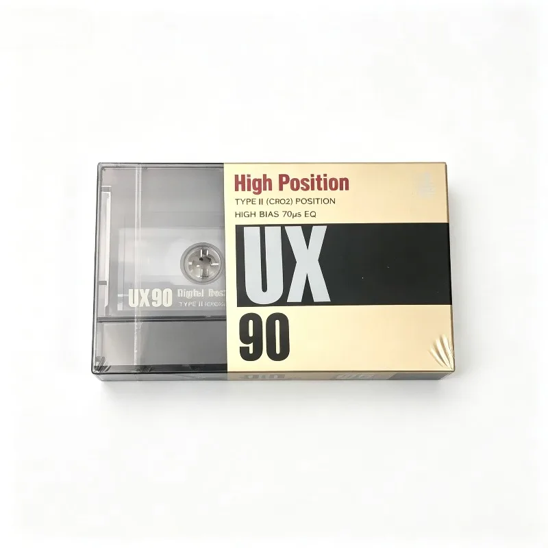 100% Original New For Sony UX 90min JP 1989 Version Mid Grade Type II Blank Cassette Sealed For Recording