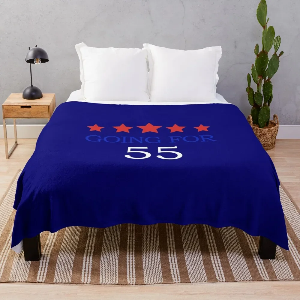 

Glasgow Rangers Going for 55 blue Throw Blanket Decoratives Warm valentine gift ideas Blankets