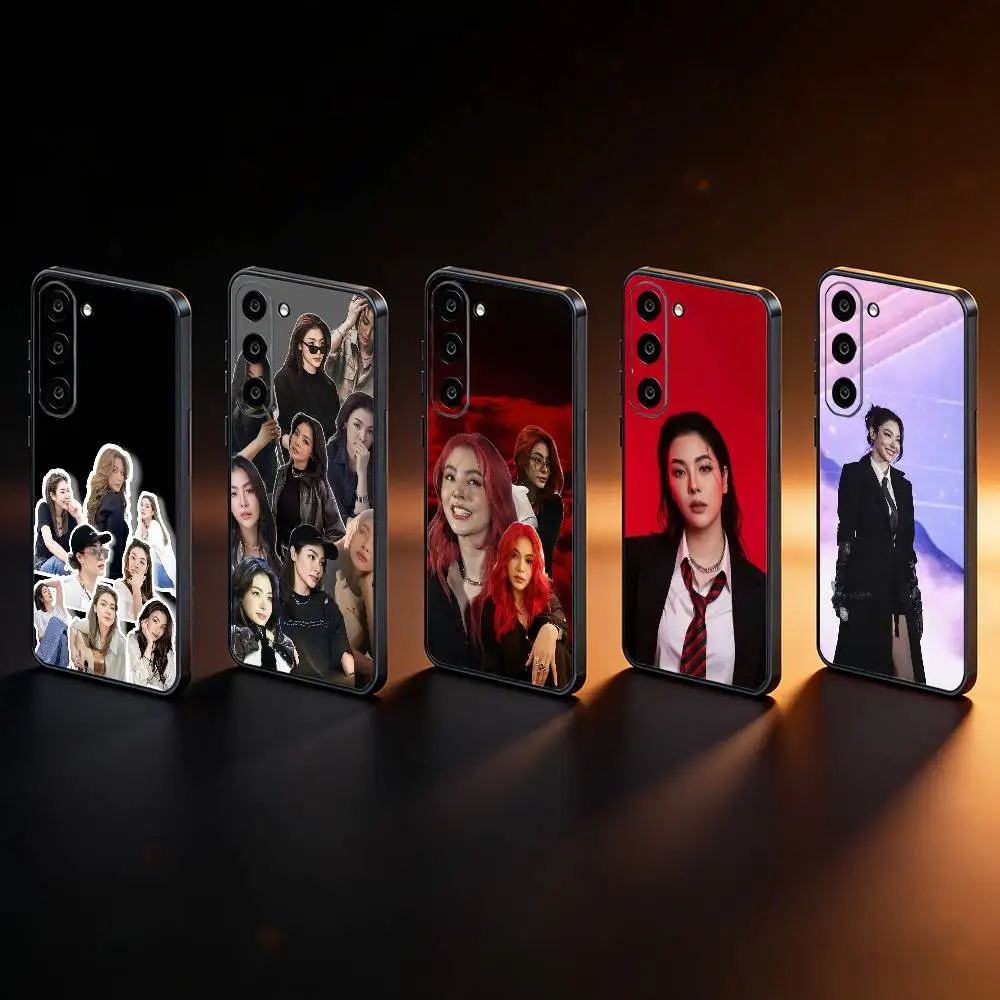 

P-Peraya M-Malisorn Faye Phone Case For Samsung Galaxy A73,A72,A71,A70,A53,A52,A51,Others Soft Black Cover