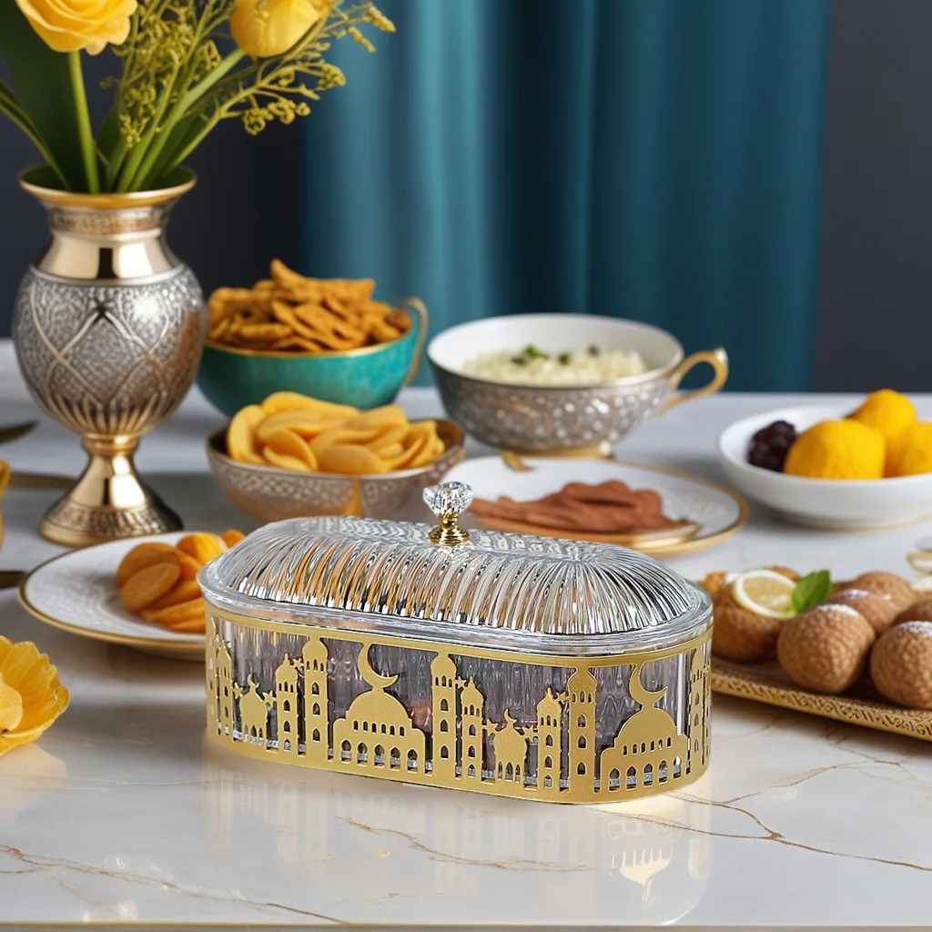 Cross-border spot delivery to celebrate Middle East festivals, storage trays, tableware, candy boxes, home decoration, party