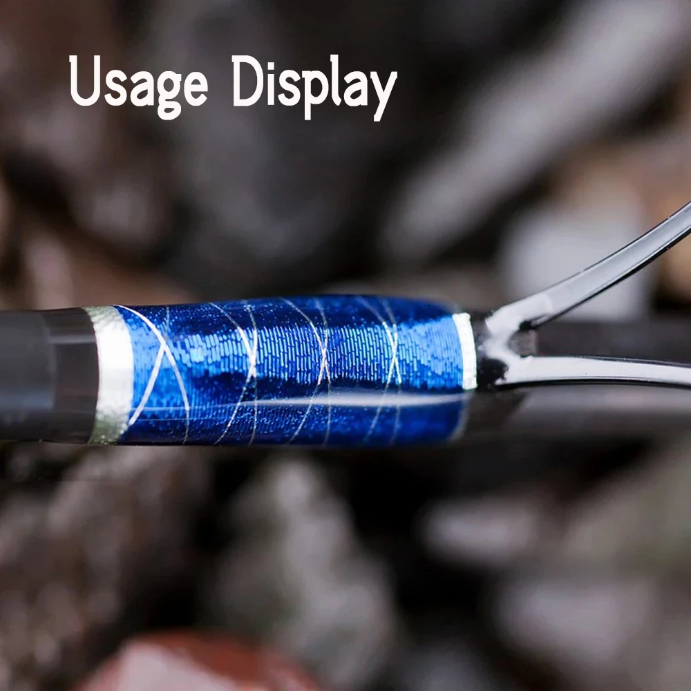 100 Yards Fishing Rod Building Metallic Threads Nylon Fiber Rod Wrapping Line Fishing Guide Eyelet Jig Hook Repairing Line view 6