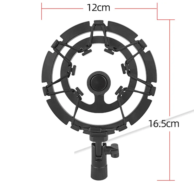 Soporte Universal para micrófono, aleación de choque, reduce el ruido y la vibración