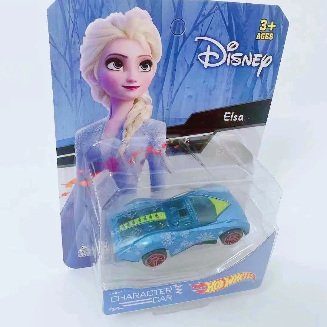 Disney Car Alloy Sliding Inertia Kinderspielzeug Geschenkbox für Jungen und Mädchen Cartoon-Modelle Weihnachtsgeschenk
