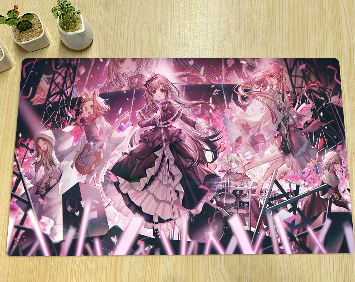 YuGiOh Ash Blossom & Joyous Spring TCG Mat Ghost Belle & Haunted Mansion CCG Playmat Trading Card Game Mat Mouse Pad 600x350x2mm