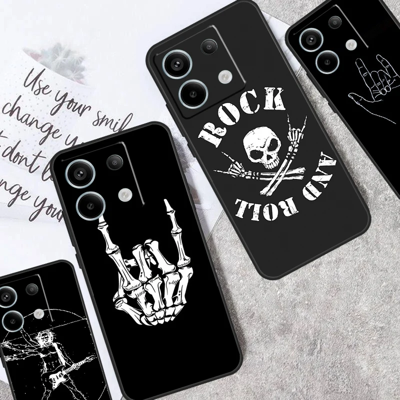 Rock Roll Skull Cas…