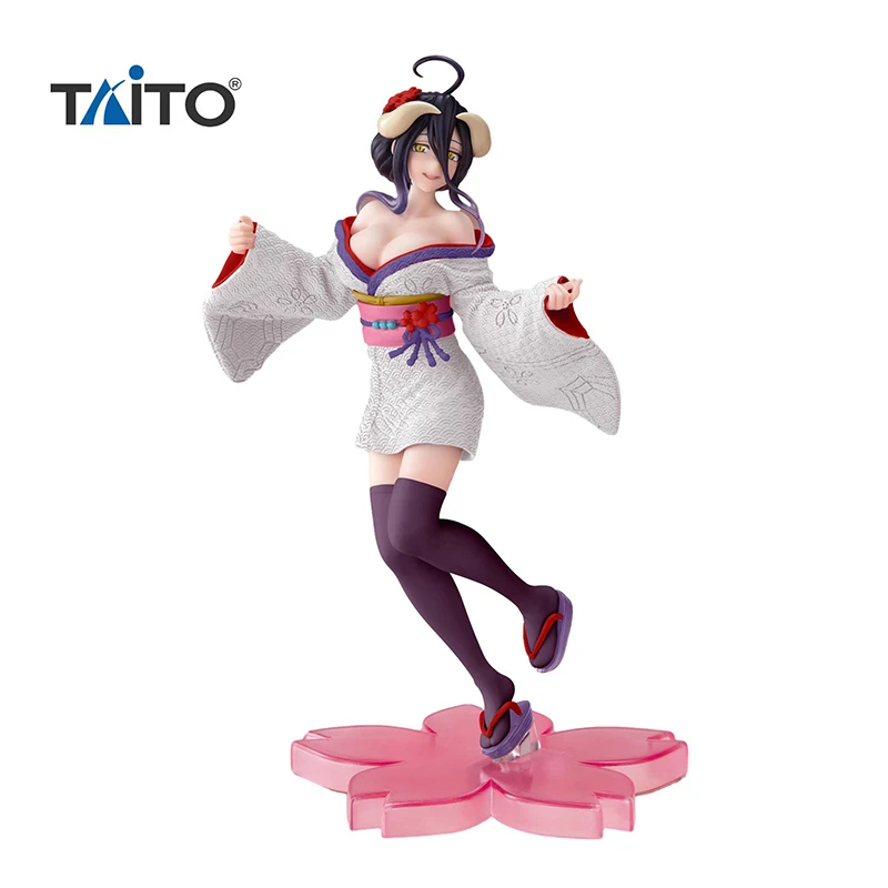 Original Anime Figure 18cm TAITO Coreful Overlord Albedo Figuras Anime Desktop Decoration Model Toys Doll Gift