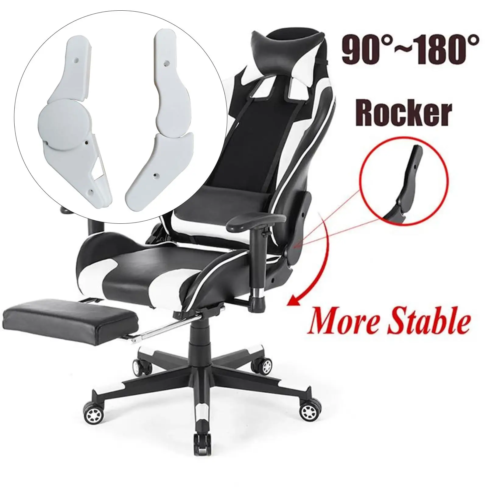 Adjuster Replacement Sturdy Heavy Duty Steel Practical Adjustable Mounting Durable DIY for Office Chair Accessories Parts