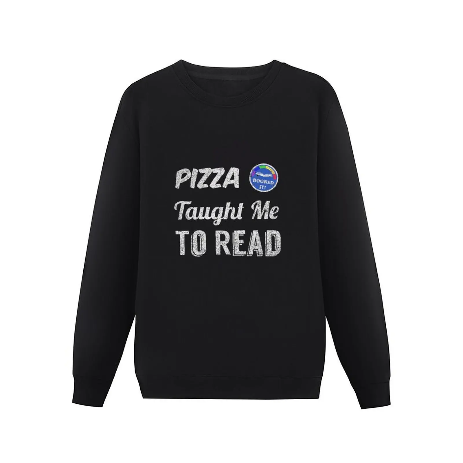 Book It. Pizza Taught Me to Read. Pullover Hoodie autumn jacket men sweatshirt male