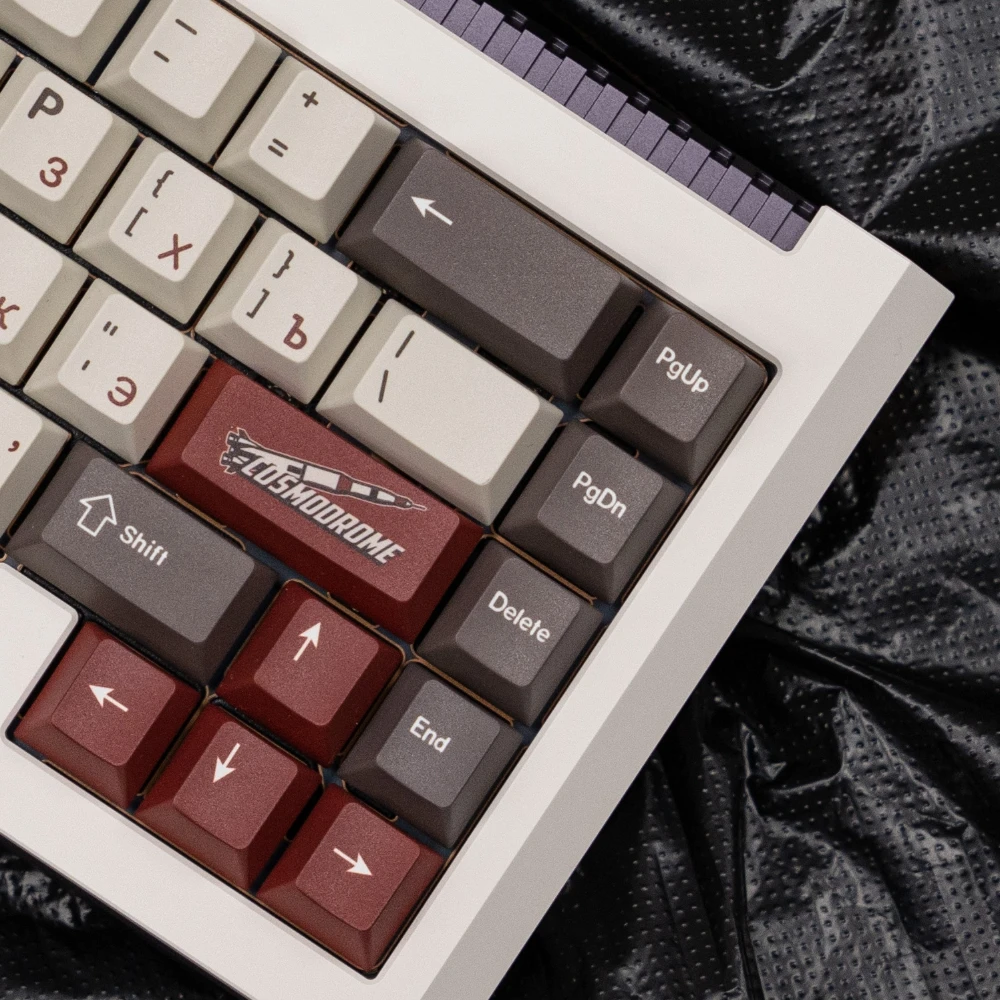 Imagem -05 - Conjunto de Keycap do Tema do Astronauta Boné de Teclado Mecânico Pbt Personalizado Vintage Russo Perfil Cereja Jogos 158key