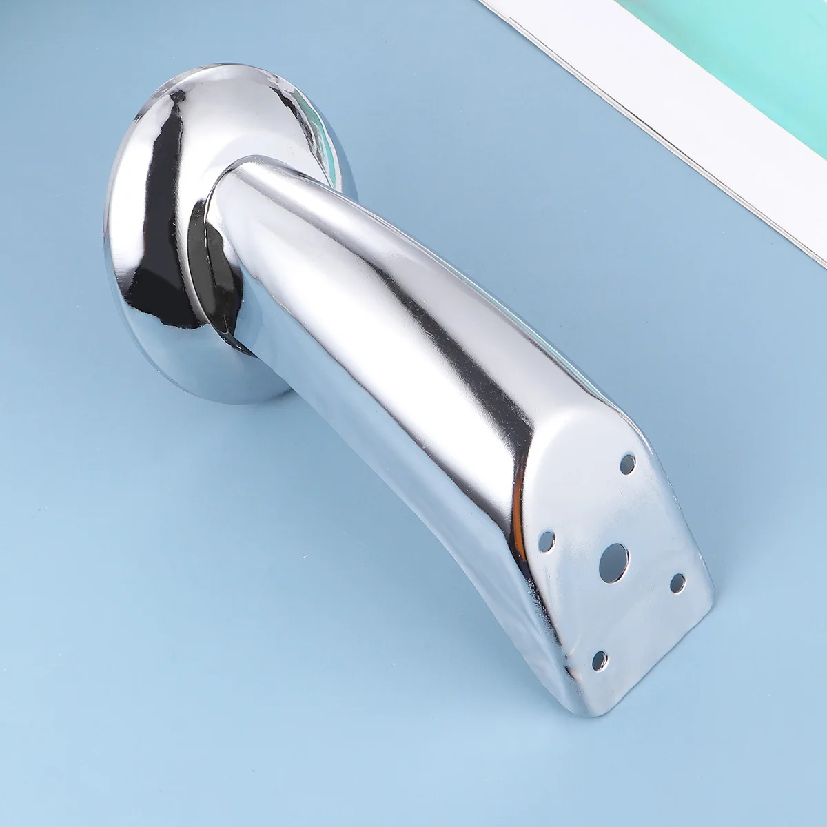 4 Stück 5 Löcher Möbelbeine Unterstützung Sofa Couchtisch Beine rutschfest langlebig Bodenschutz Home Decor Tool Modern Silber