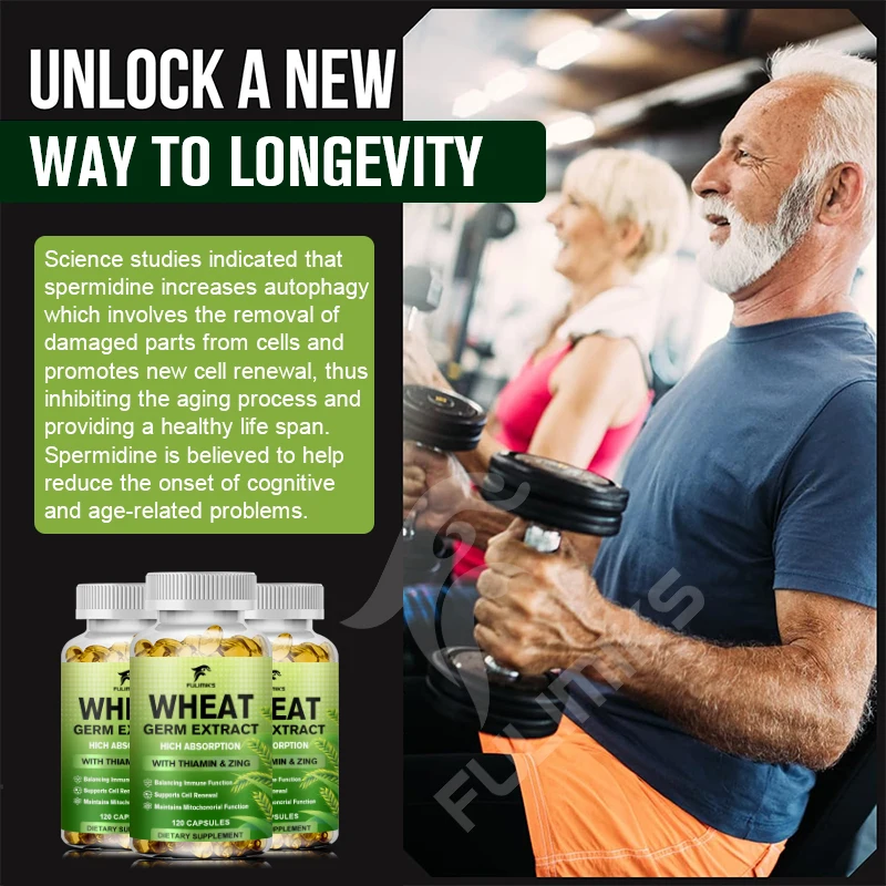 كبسولات زيت جرثومة القمح – المصدر الطبيعي لفيتامين E، البشرة المغذية والشعر الصحي، صحة القلب، مضادات الأكسدة القوية