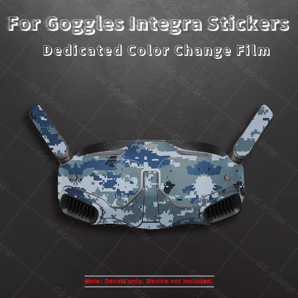 For Avata Goggles Integra Goggles 2 Flight Glasses Colorful Stickers PVC Surface Covering Protective Decal Waterproof Accessory