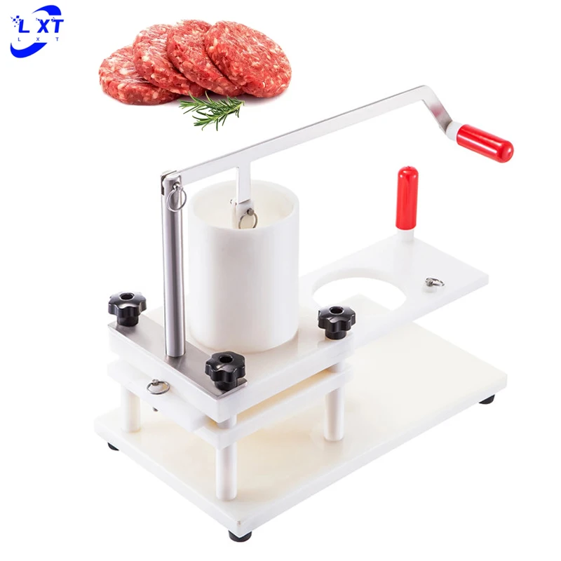 Manual Hamburger Patties Maker Machine Meat Process Machine for Commercial Use