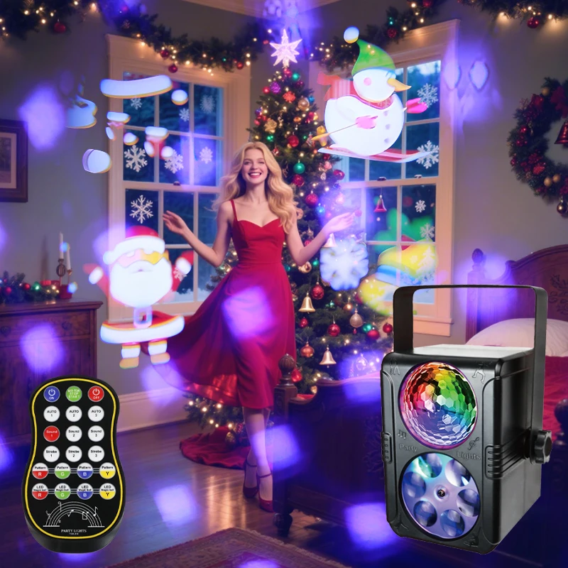 

LED Christmas pattern projection light suitable for Halloween parties, holidays, children's living rooms, home decoration lights
