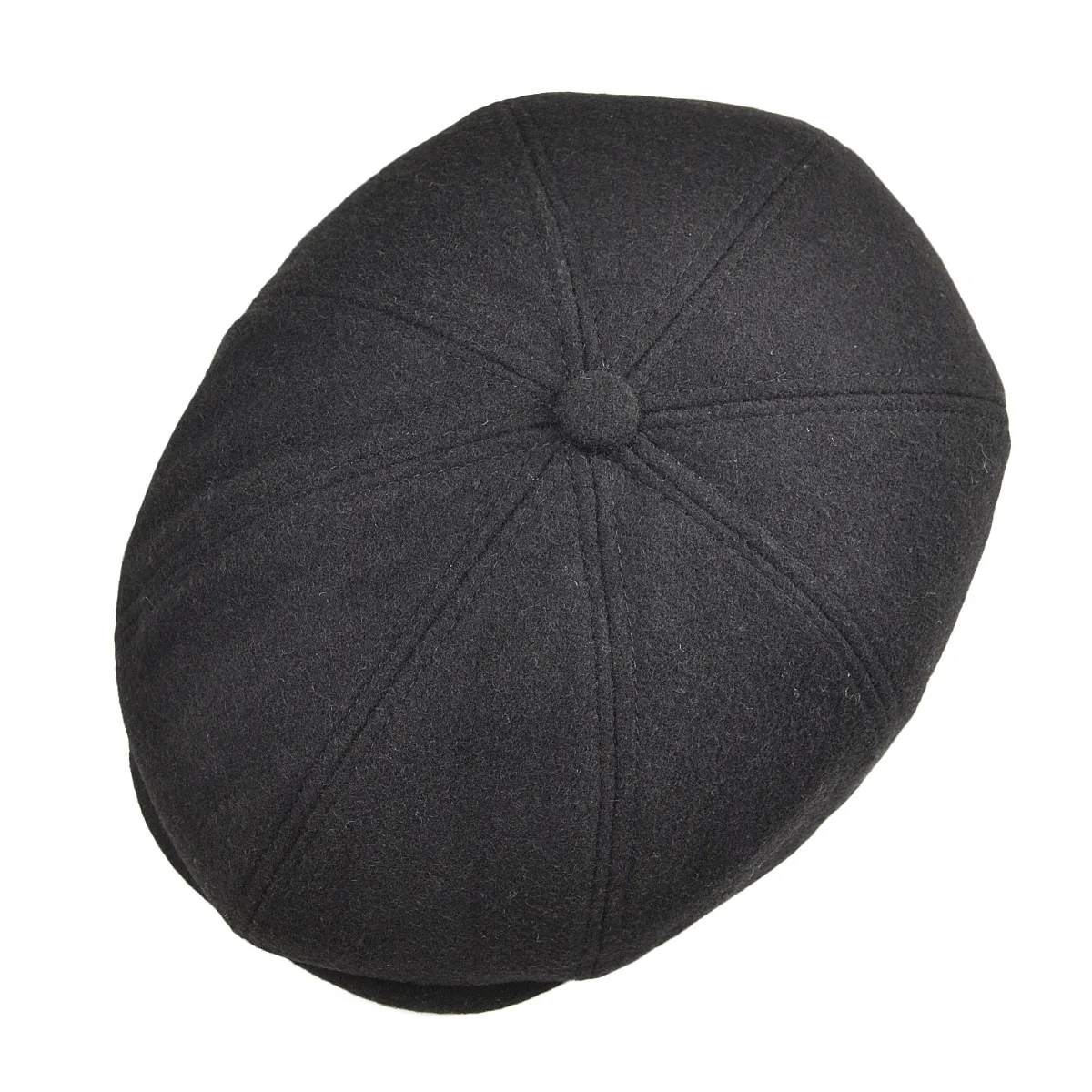 VOBOOM Woolen Tweed Newsboy Cap for Men Cabbie Driver Headpiece Country Baker Boy Flat Cap Beret Truck Driver Hats