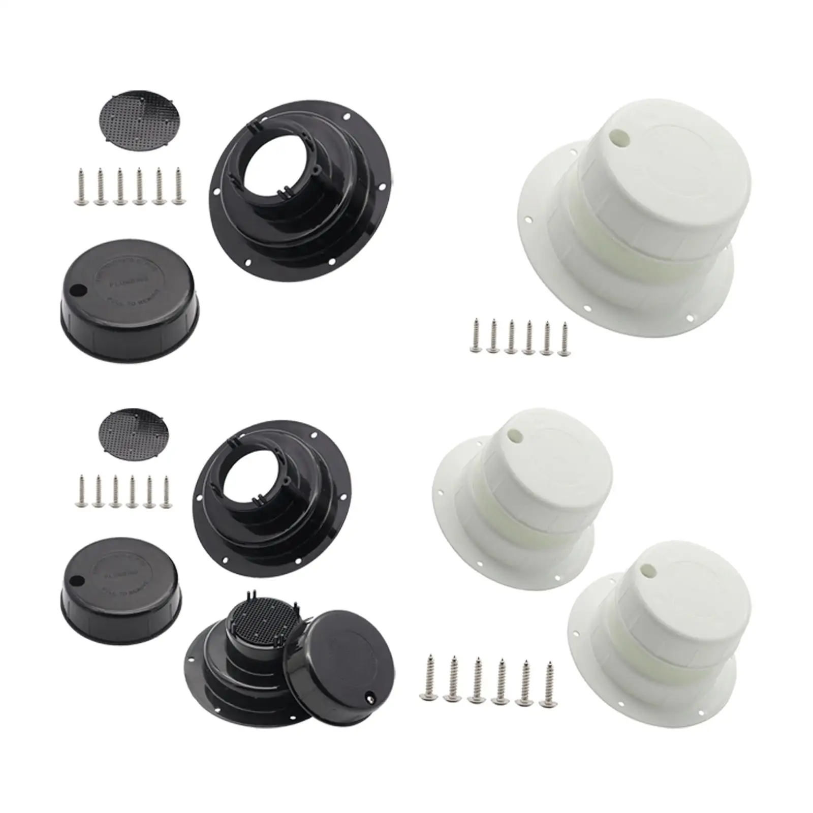 

Nylon RV Roof Vent Cover Replacement Duct Pipe Cap Weatherproof Exhaust Assembly Simple Design for Caravan Tubes