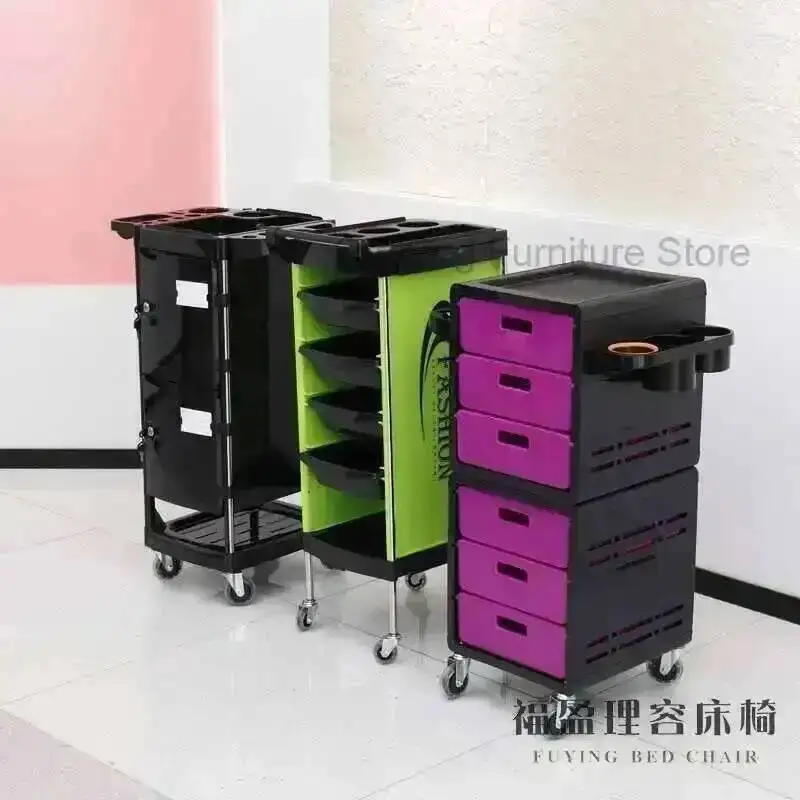 Japanese Luxury Style Barber Modern Trolley Multifunctional Shop Trolley Beauty Salon Storable Furniture Pousser Un Chariot HBSC