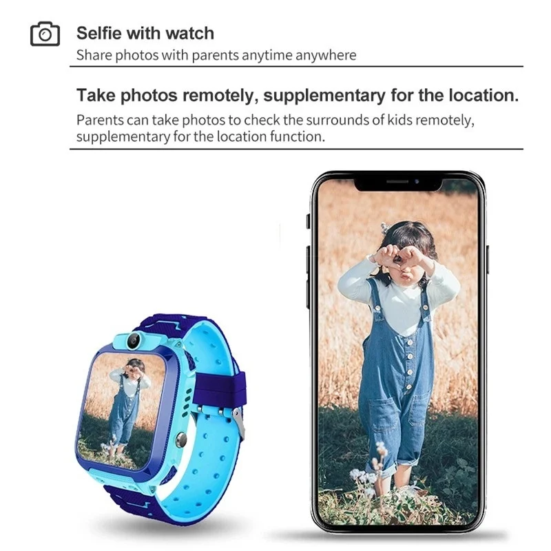 Kids Smart Watch Sos Location Camera Children Mobile Phone Voice Smartwatch With Sim Card Smart Watches For Children reloj