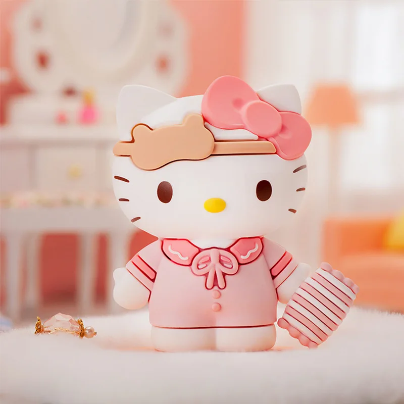Hot Cartoon Anime Figure Sanrio Hello Kitty Modello periferico Action Figure Giocattoli Decorazione desktop Ornamento Regalo per i bambini