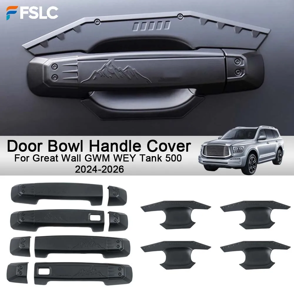 

Auto Parts Door Bowl Handle Cover For Great Wall GWM WEY Tank 500 2024-2026 Car Styling Upgrade Modify A Car